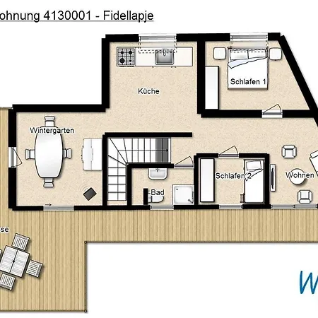 Haus Reedestrasse 37 Ferienwohnung 1